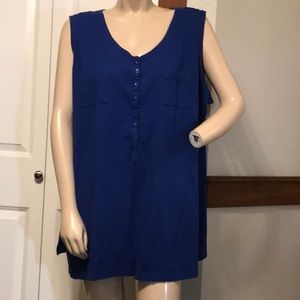 Roamans 2 pocket tee tank top 3x